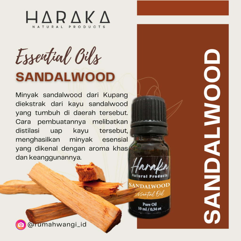Essential Oil / Minyak Atsiri – Sandalwood Oil Kupang / Minyak Cendana