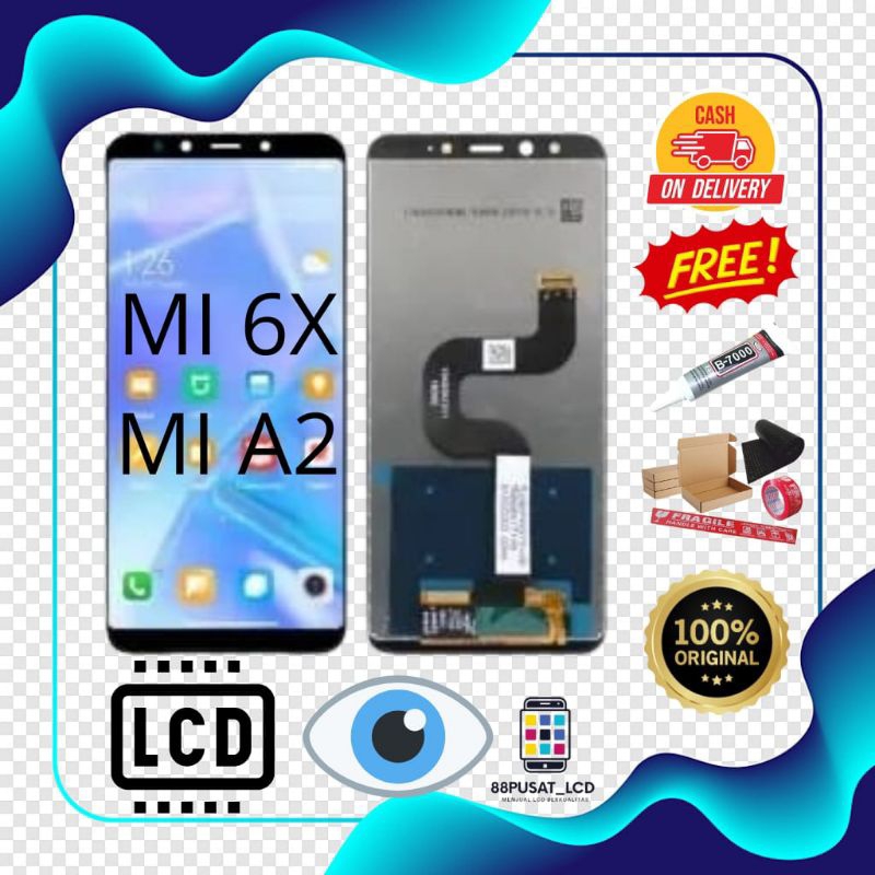 LCD FULLSET XIAOMI MI 6X / MI A2 /MI6X / MIA2 ORIGINAL