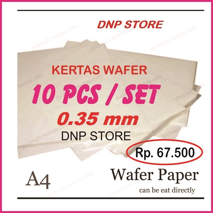 

BEST SELLER KERTAS WAFER 1 Lbr EDIBLE WAFER PAPER 35 mm
