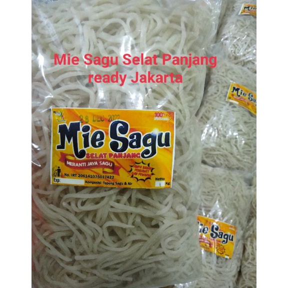 

VIRAL Mie sagu selat panjang 1kg mie sagu Meranti 1kg full