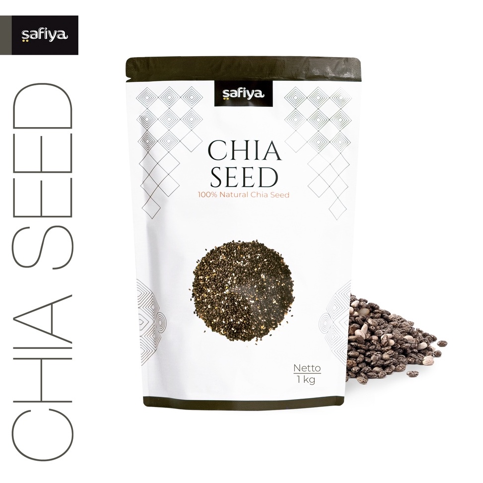 

FLASH SALE Chia Seed Organik 1 Kg Organic Black Chiaseed Authentic Safiya Food