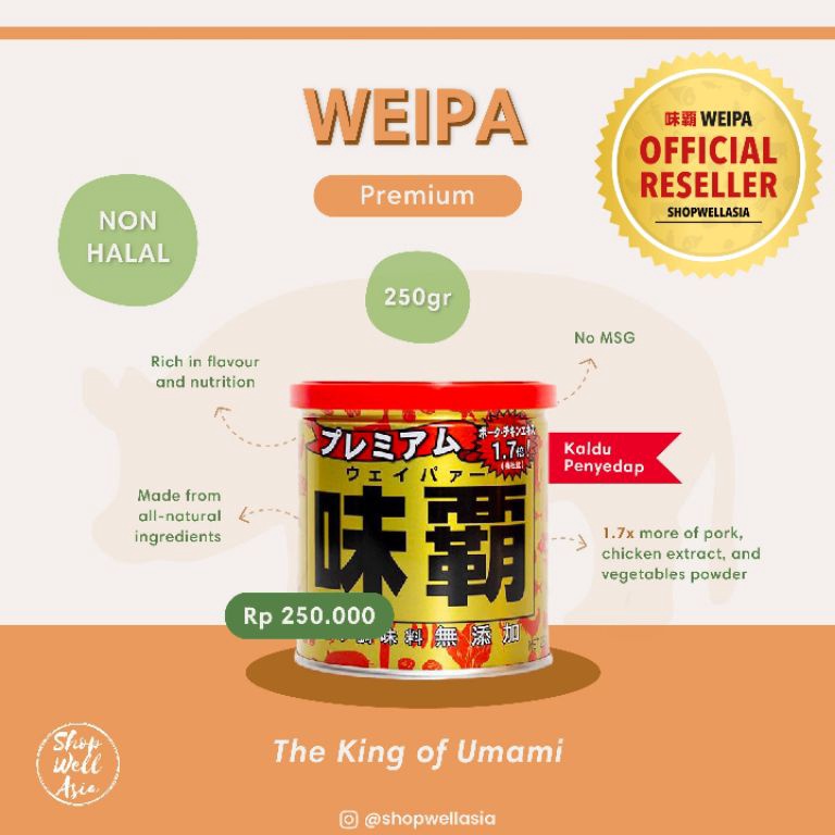 

PROMO ALE Weipa Premium Seafood 25gr