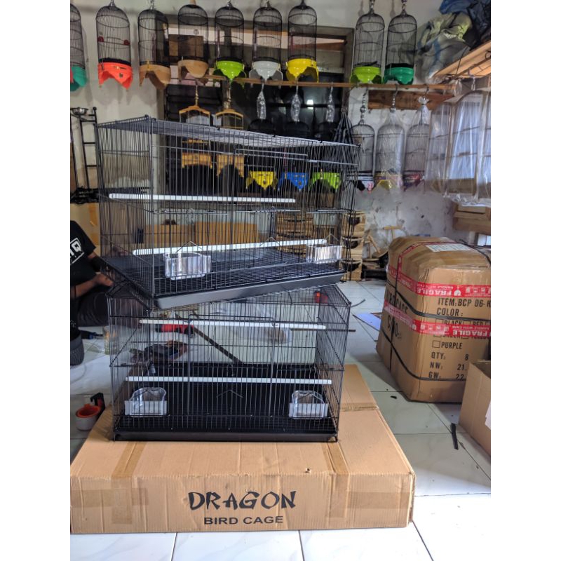Kandang Kotak Besi 60*40*40 Kandang Ternak Burung Kandang Suger Glider Burung merk dragon besi tebal