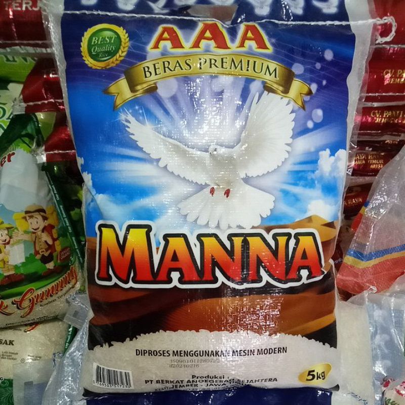 

BERAS MANNA 5KG // BERAS AAA 5KG // BERAS ENAK // BERAS SUPER CRYSTAL