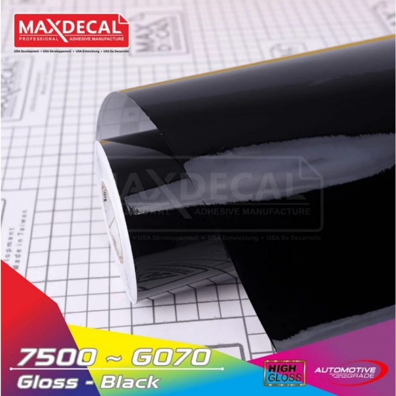 Maxdecal hitam glossy /doff