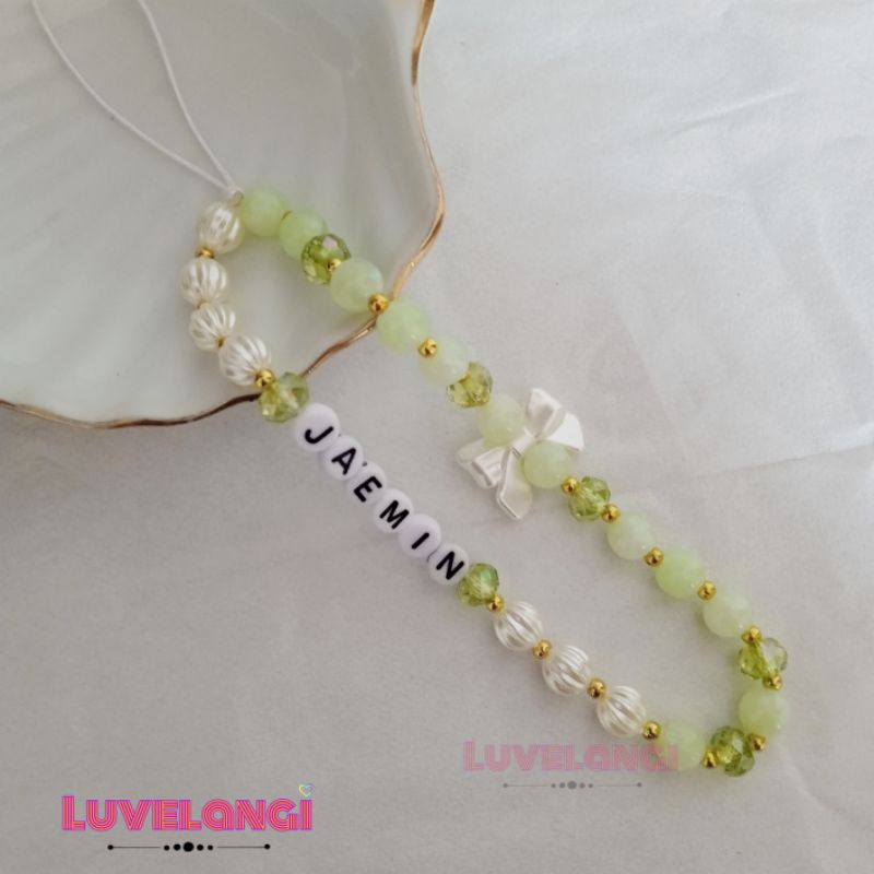 Strap hp kpop NCT / phone charms NCT / Gantungan hp manik-manik