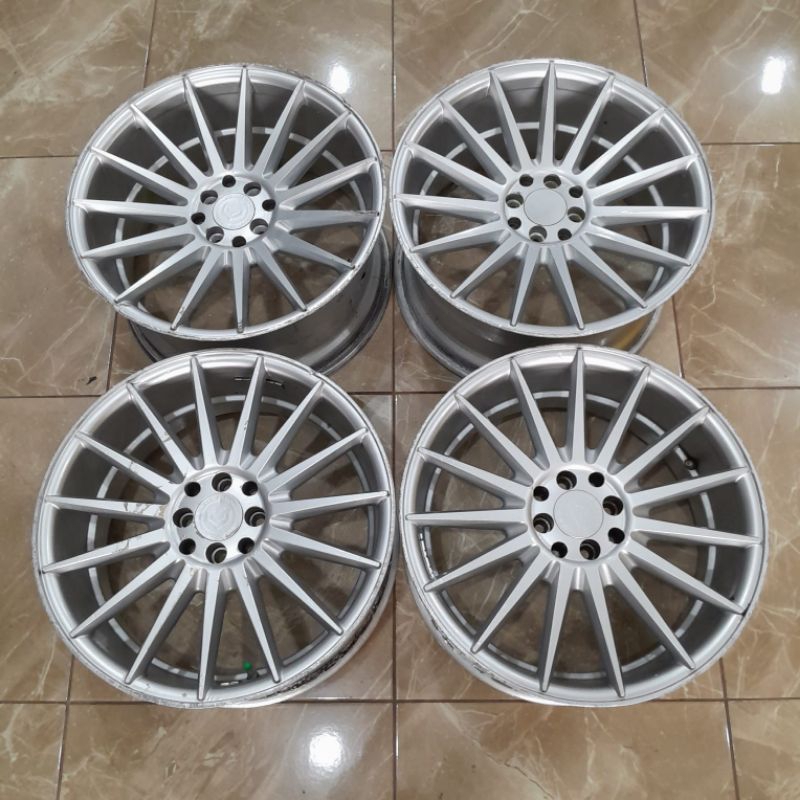 VELG RACING SECOND | VOSSEN R18 LUBANG BAUT 4X100/114.3 LEBAR 8/9 ET 45/40