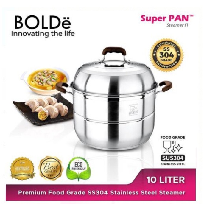 Bolde Super Pan Steamer stainless steel bolde new bolde