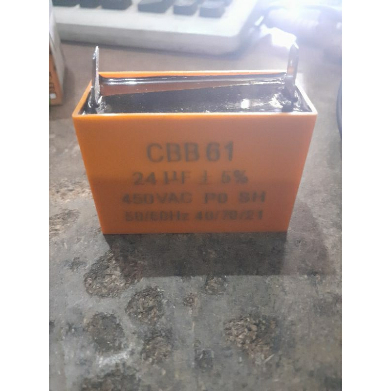 capasitor/kapasitor mesin genset 24uf(full listriknya)