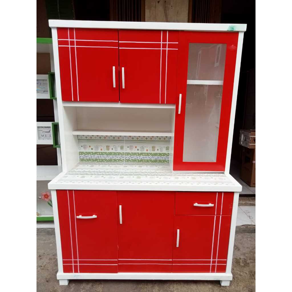 Rak Sayur / Rak Piring 3Pintu Minimalis
