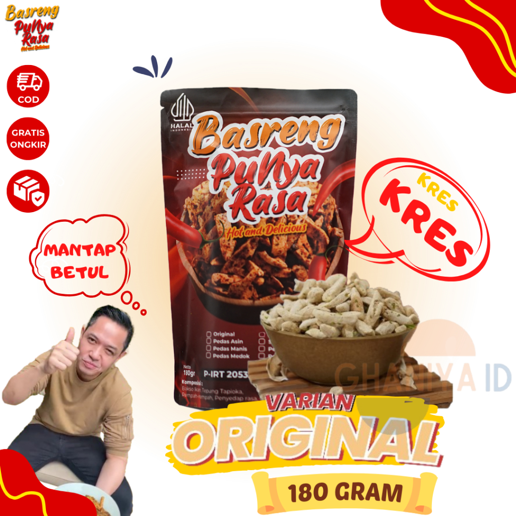 

180gr - Basreng Punya Rasa Original dan Halal