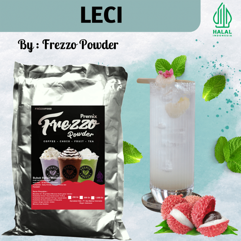 

1 KG FREZZO POWDER RASA LECI / LYCHEE MILK | 1 KG FREZZO POWDER | BUBUK MINUMAN RASA | POWDER DRINK