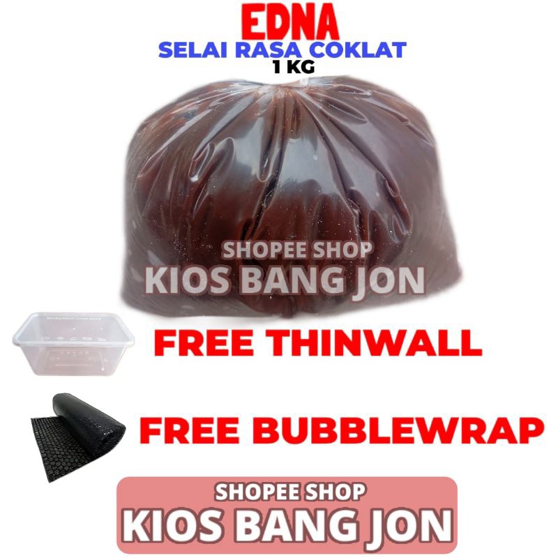 

Selai Coklat Repack 1kg Premium Merk Edna
