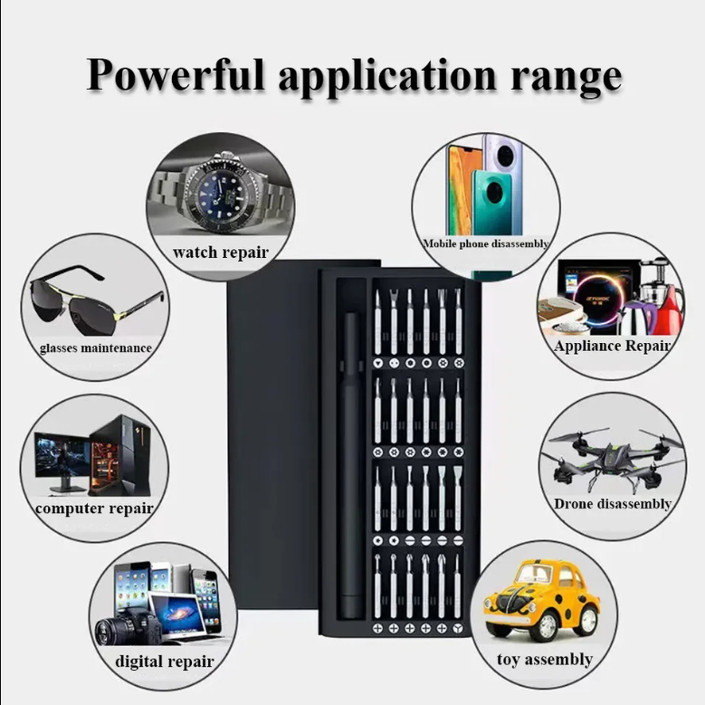 Obeng Kunci Set 24 in 1 Hp Lengkap Kecil Drei Komputer Untuk Service Perbaikan Magnet Multifungsi