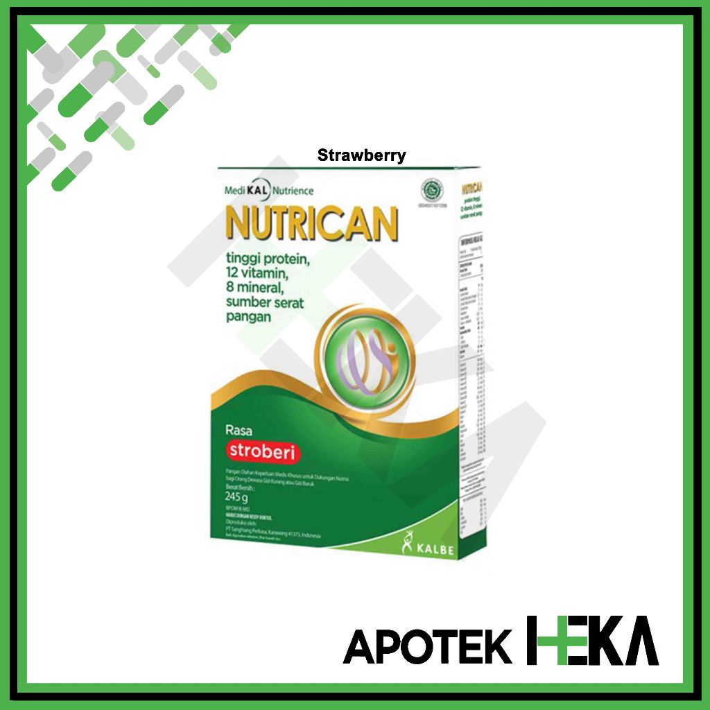 

DA Nutrican 245 g - Susu Kanker Nutrisi Tinggi Protein Dan Energi (BANDUNG)