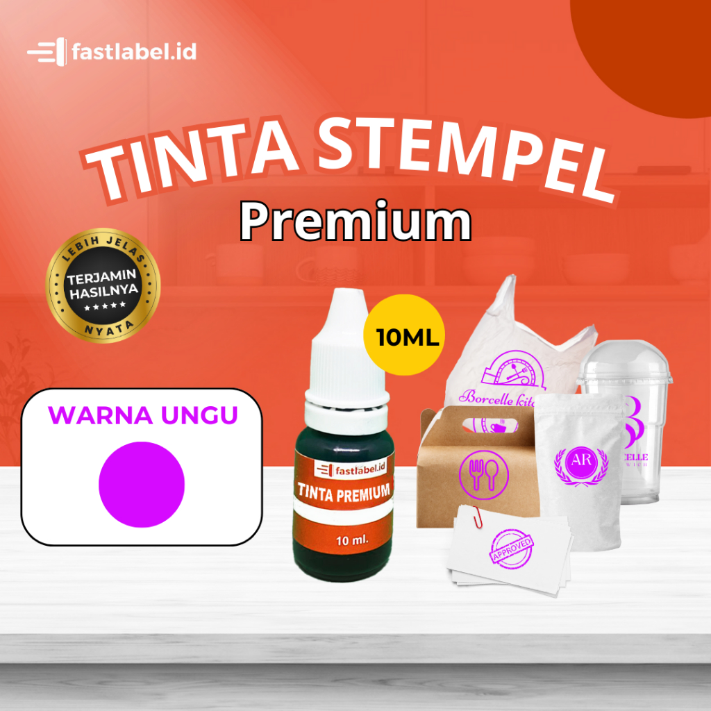 

FASTLABEL TINTA STEMPEL UNGU FLASH 10ML | TINTA STEMPEL UNGU PERMANEN 10ML | TINTA STEMPEL UNGU PLASTIK CUP 10ML | TINTA STEMPEL UNGU KARDUS TINTA STEMPEL KERTAS 10ML