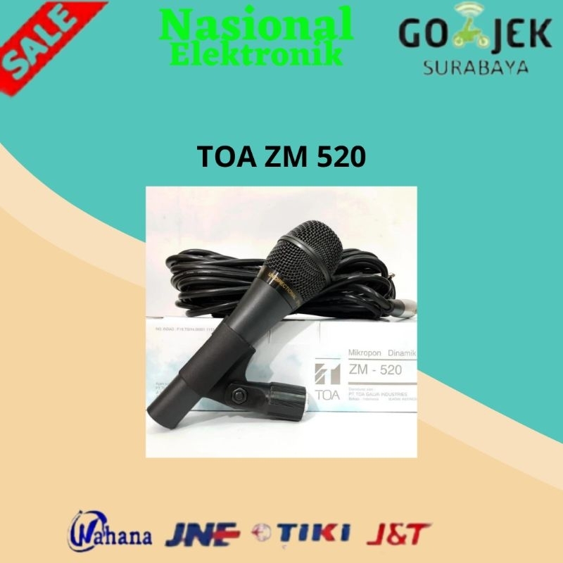 MIC//MICROPHONE DYNAMIC TOA ZM 520 MIC TOA ZM-520.