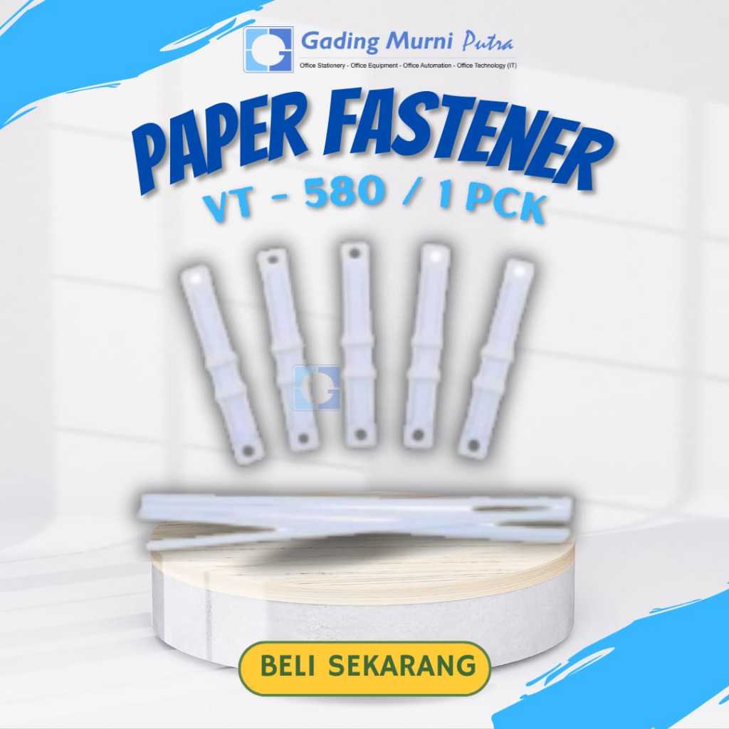 

Paper Fastener / Acco Plastik / Pengikat Kertas vtec vt-580