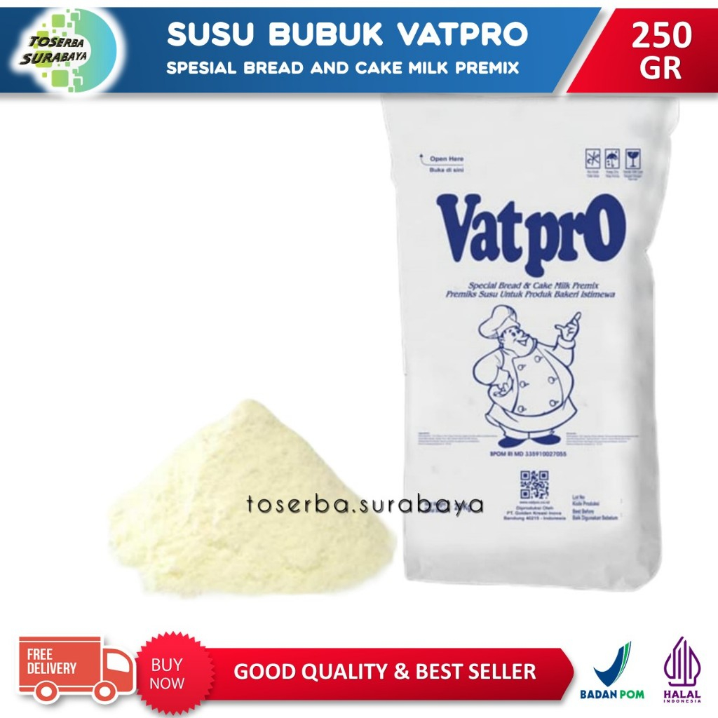 

SUSU BUBUK VATPRO (250gr) / VAT PRO Milk Powder BEST SELLER & BEST PRICE