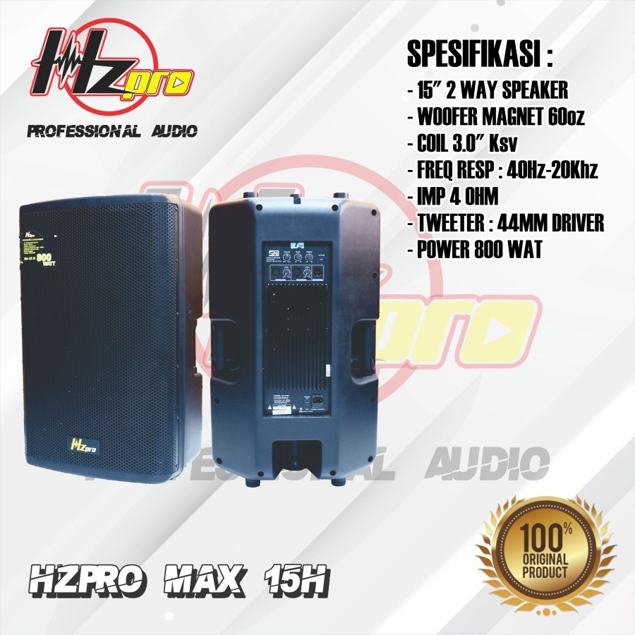 Speaker Aktif HERTZ MAX15H