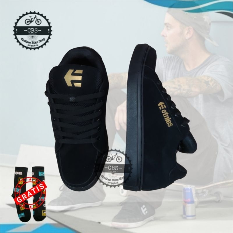 Sepatu Kulit asli model gemuk not DC Vans