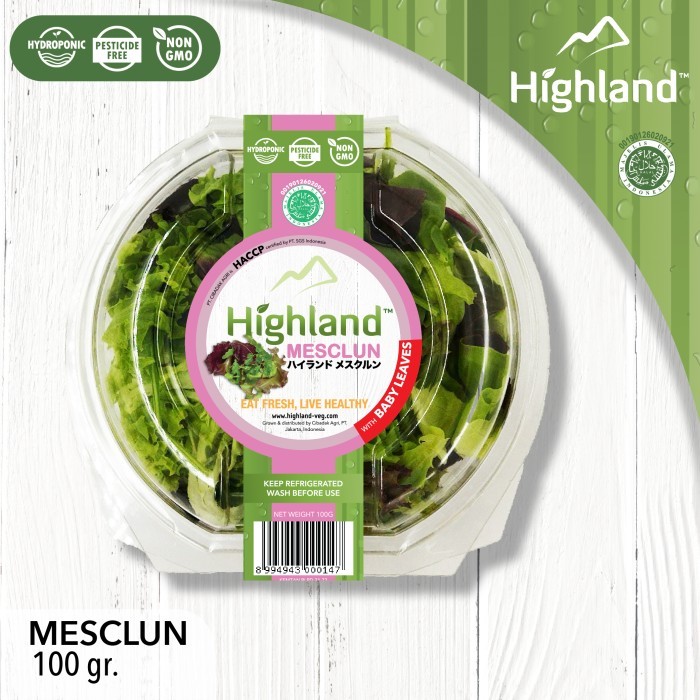 

Highland Mesclun / 100 gram