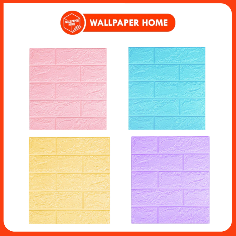 Wallpaper Dinding Mini 35 X 38 Cm Sticker Wallfoam 3D Stiker / Wallpaper Dinding Mini Dekorasi / Wal