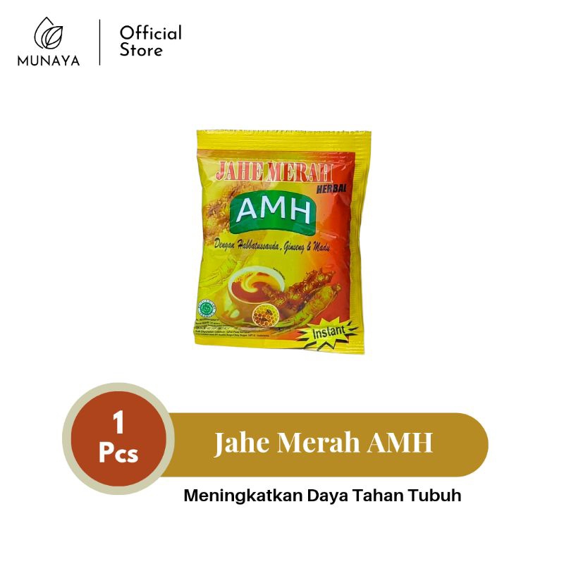 

JAHE Merah AMH Minuman Tradisional - Herbal Alami 1 Saset