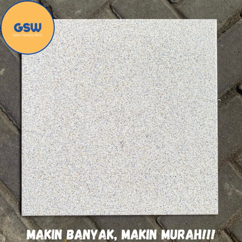 Keramik 40x40 Kasar Bintik Kualitas 1 Grade A Keramik Garasi Teraso Terazzo Keramik Kamar Mandi Kera