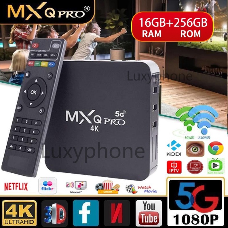 ART B62A MXQ Pro 4k 5g 16g256gb android 11 Stb Android TV Box TV Tabung Smart TV Box Full Root Unloc