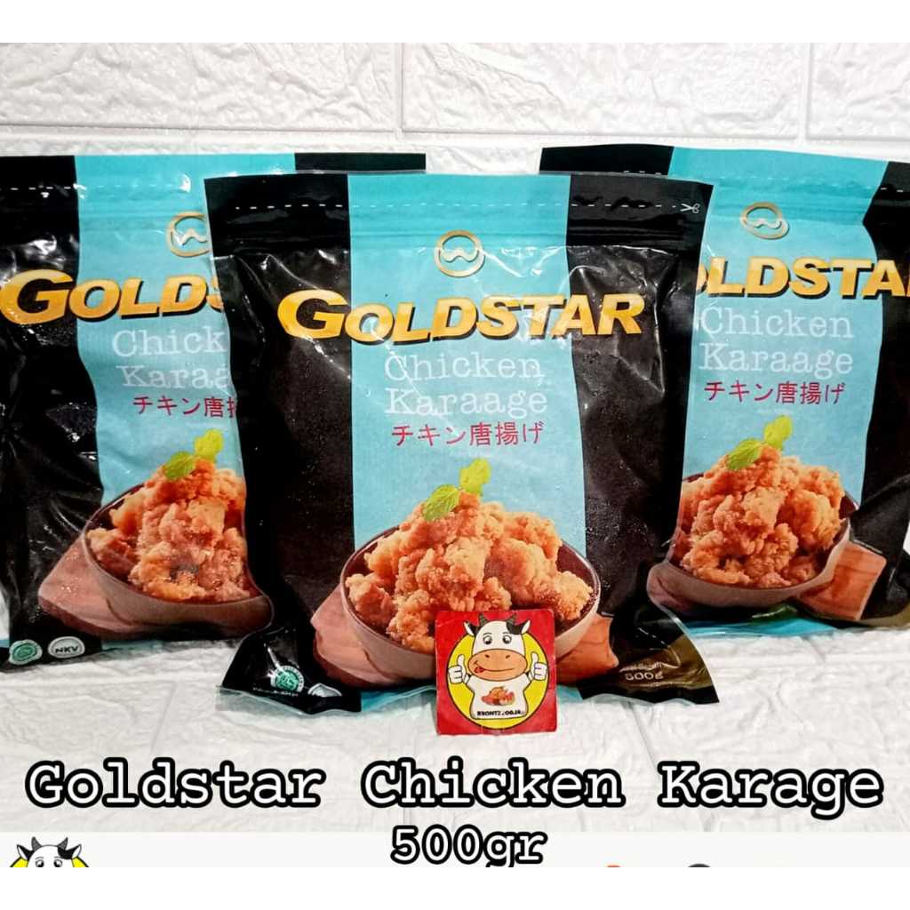 

GOLDSTAR CHICKEN KARAGE 500GR-FROZEN FOOD-BRONTZ JOGJA