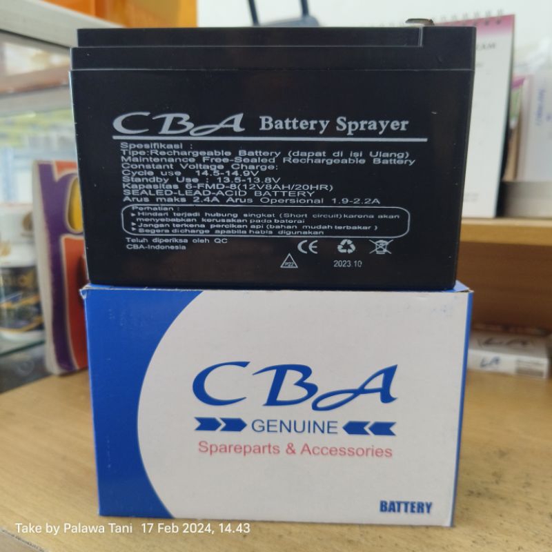 Battery/Baterai Sprayer elektrik CBA