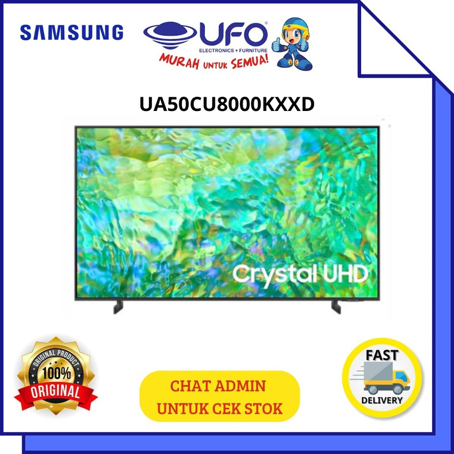 SAMSUNG LED TV 50 INCH SMART  TV UA50CU8000KXXD