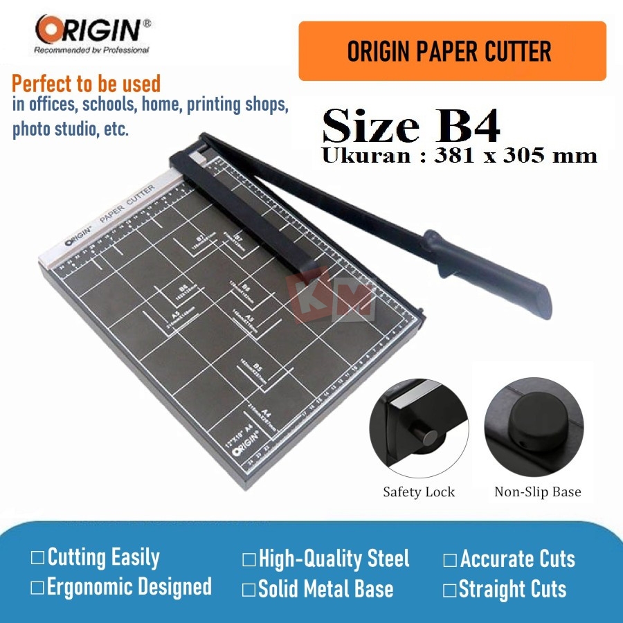 

Pemotong Kertas / Paper Cutter Origin B4 PCC-B4R