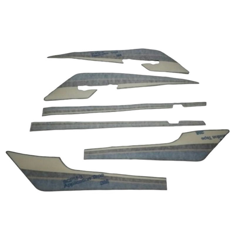 Honda GL pro GLpro 1991 biru stiker strip striping original nos 3M