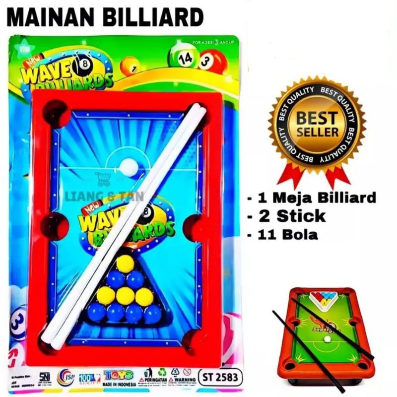 Billiard Mini Mainan Anak / Billiard Wave