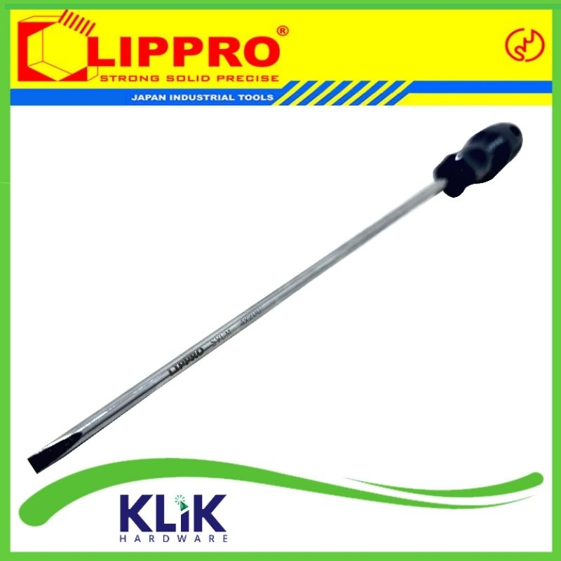 LIPPRO Obeng Setting Carburator Stel Karburator Motor ATC SCVM 8 Inch x 4 mm Minus