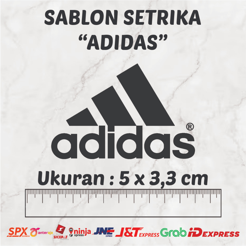 

Sablon setrika adidas