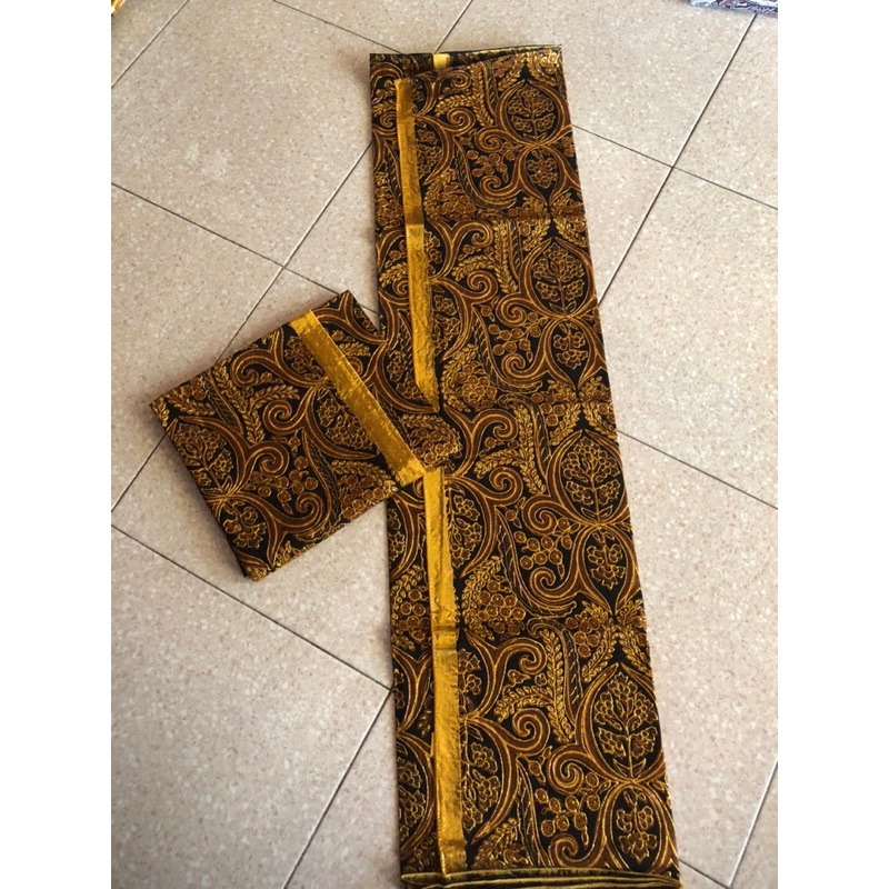kain prada pengantin / kain prada jawa / kain batik prada pengantin