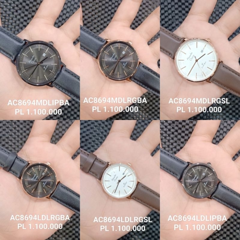 Alexandre Christie Couple Ac 8694ld MD ORIGINAL leather