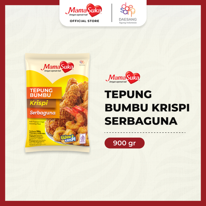 

MamaSuka - Tepung Bumbu Krispi Serbaguna 900 gr