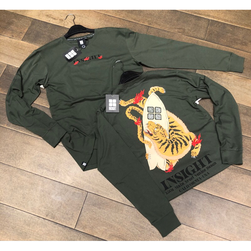 Kaos Insight Lengan panjang Tigara men long tee