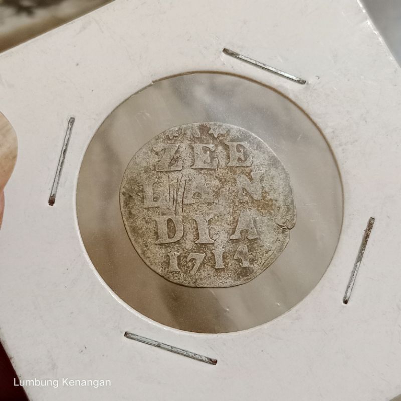 Koin perak 2 Stuiver Zeelandia 1714