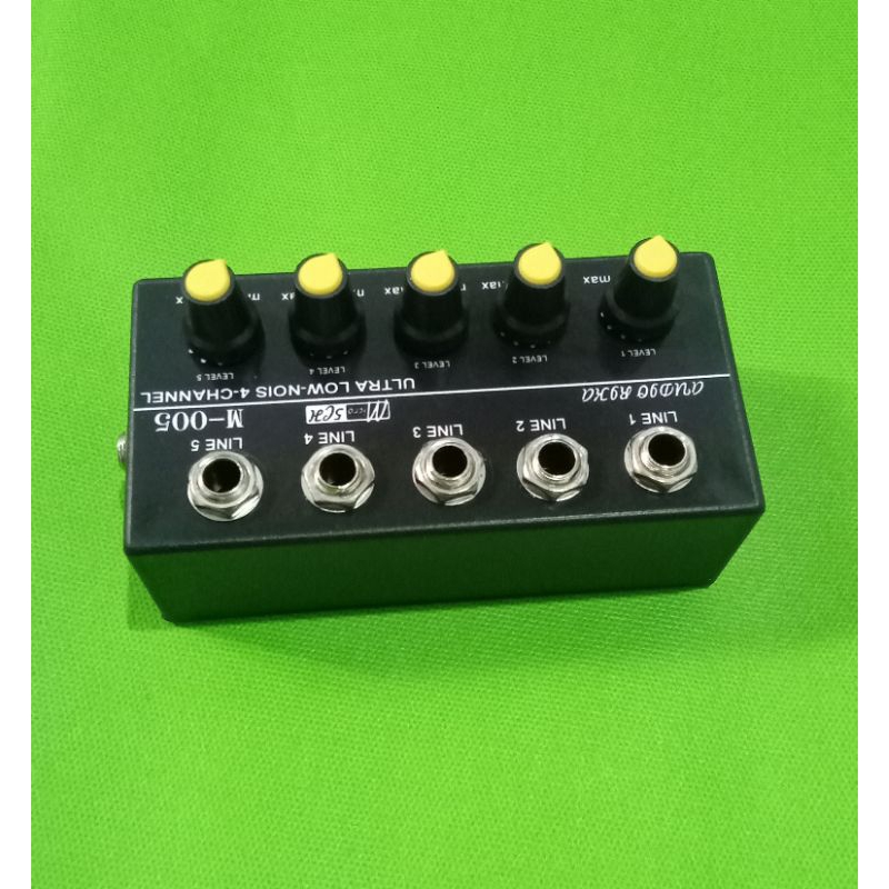 Parallel input mic 5 Chanel M-005. multifungsi. untuk penambah input mixer/amplifier/soundcard/dan l
