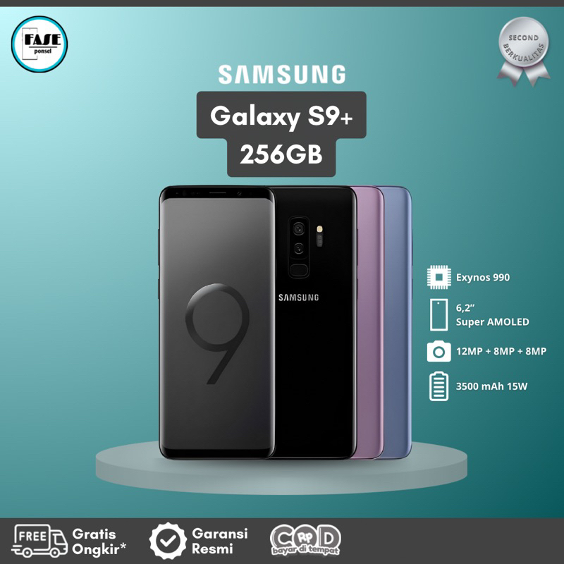 Samsung Galaxy S9 Plus 256GB Resmi Sein Second Bekas S9+