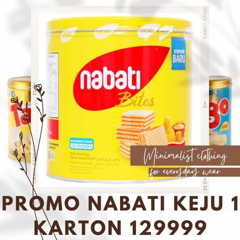 

PROMO WAFER NABATI MIX 1 KARTON