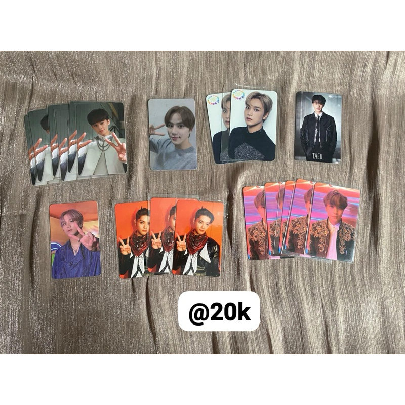 pc photocard nct official serba 20k mark haechan taeyong benefit shopee thailand sticker / favorite 