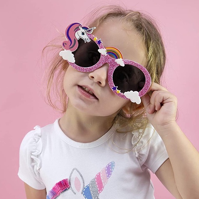 GROSIR Unicorn Kacamata Anak Perempuan Lucu Unik Unikorn Kaca Mata Unikon Cewek