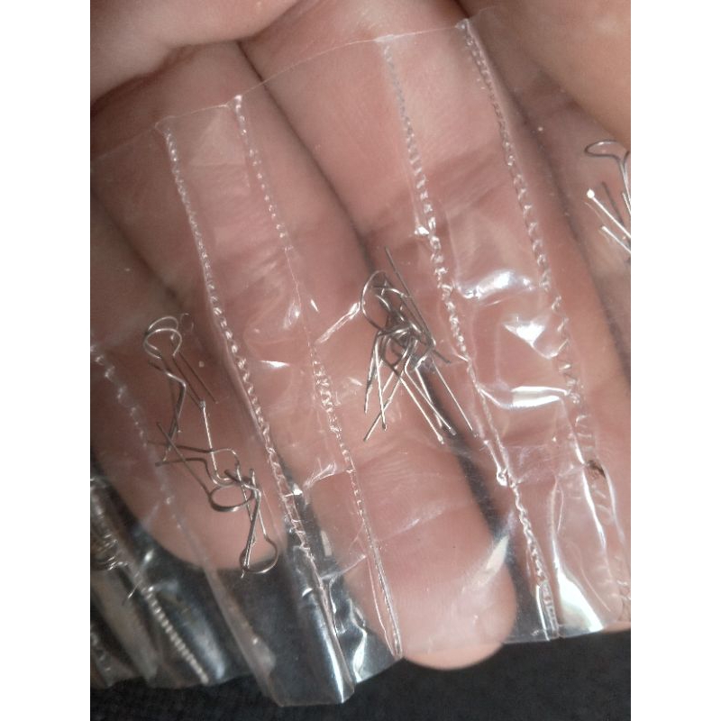 Ring guide/cincin/mamarit kecil isi 7pcs untuk joran pancing mini udangan, Wader/beunteur