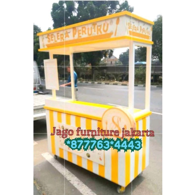 gerobak bagus, gerobak murah , gerobak lipat, kuliner khas Indonesia